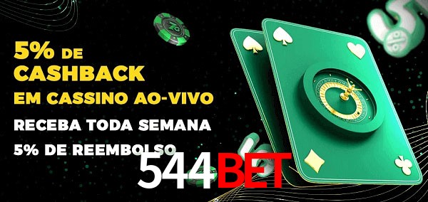 Promoções do cassino ao Vivo 544bet